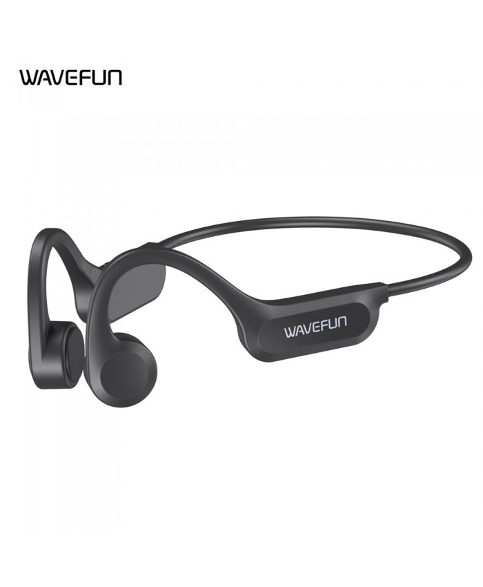 Wavefun Move Bone Conduction Wireless Neckband Bluetooth V5.3 Waterproof IP66 Sports Workout Riding Driving